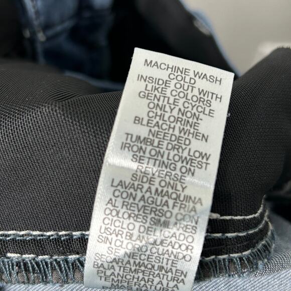 Democracy Ab Solution High Rise Skinny Jeans Blue 10 Ankle Stretch Denim - Picture 9 of 9